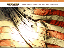 Tablet Screenshot of brewercrane.com